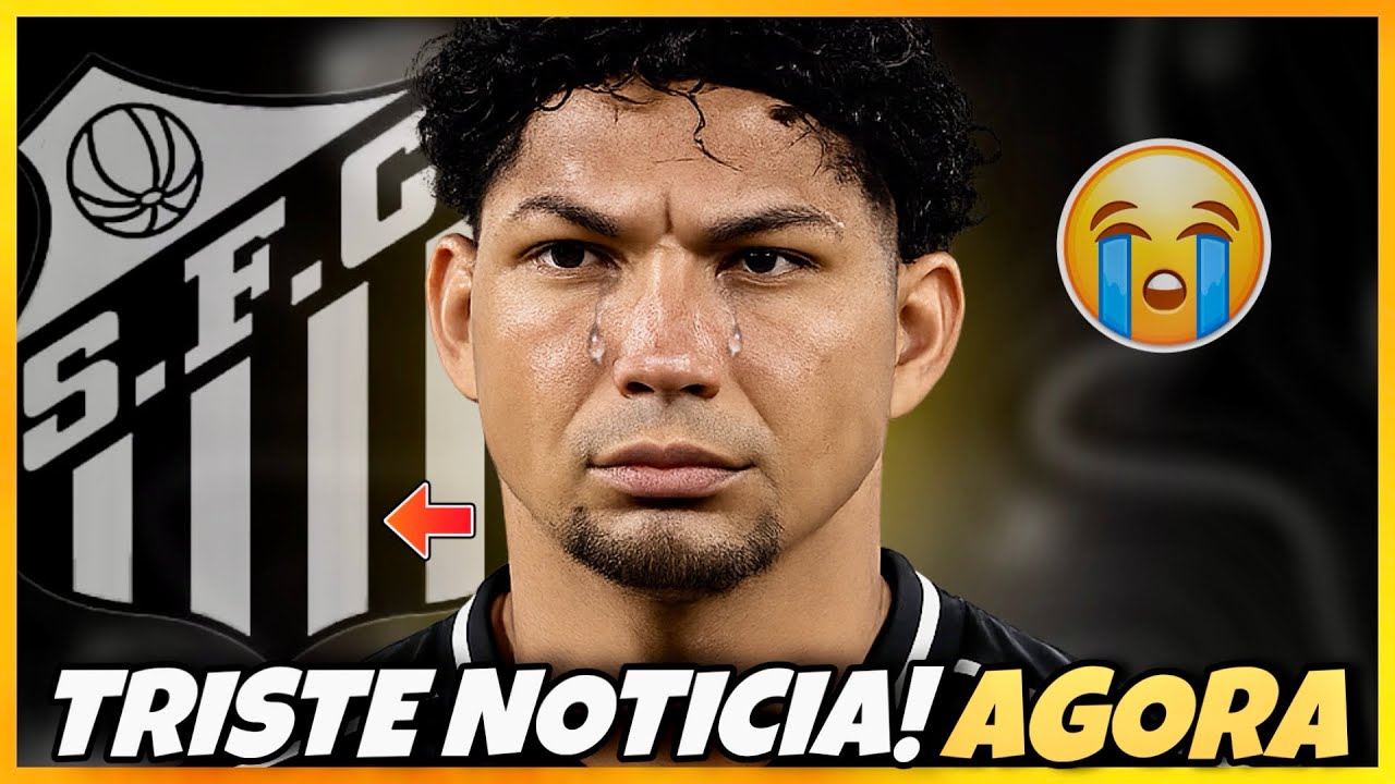 😭 O PIOR ACONTECEU AGORA COM RONY! ACABOU DE SER CONFIRMADO! ÚLTIMAS NOTÍCIAS DO SANTOS HOJE