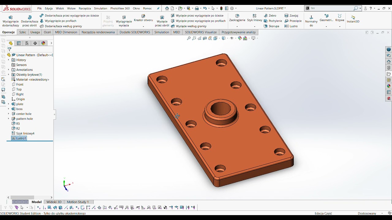 Szkolenie SOLIDWORKS 2020 - Szyk #7