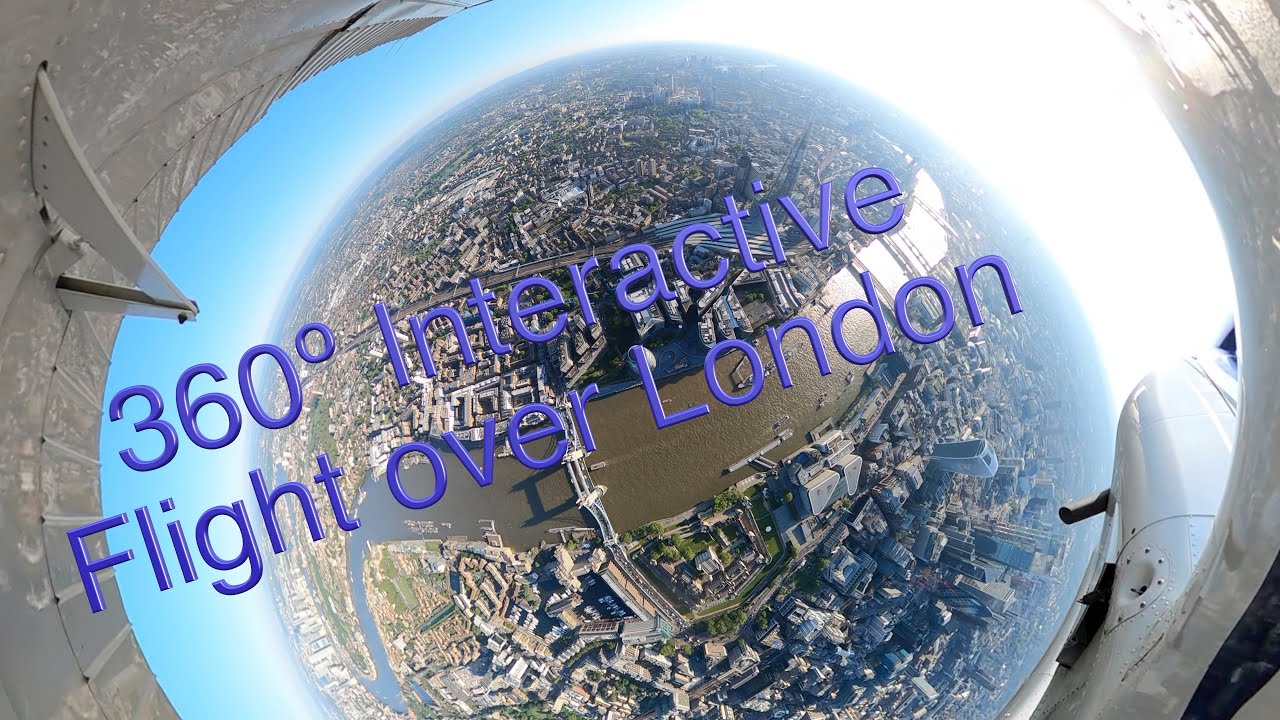 VR 360º London Flight | HDR 4K