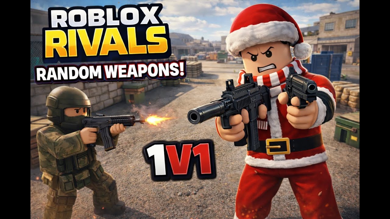 Roblox Rivals But i use RANDOM WEAPONS!!