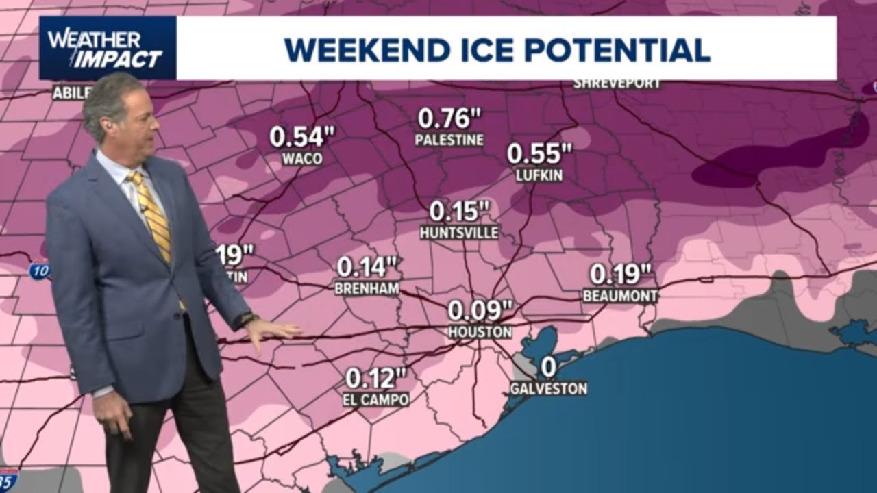 Texas Winter Storm: Ice and possible power outages across the state | Recorded evening of 1/22