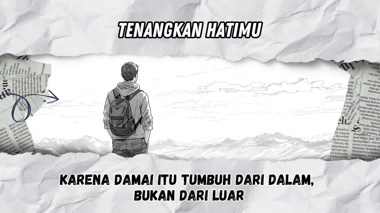 CARA MENENANGKAN HATI YANG GELISAH | Belajar Tenang di Tengah Badai Hidup