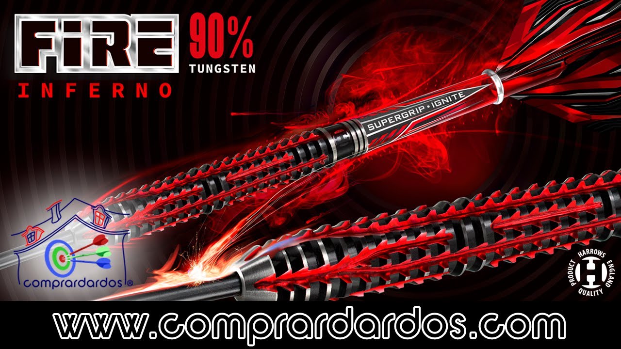 Dardos Harrows Fire Inferno Softip