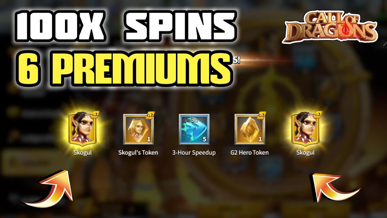 call of dragons - best luck you'll see on a wheel spin