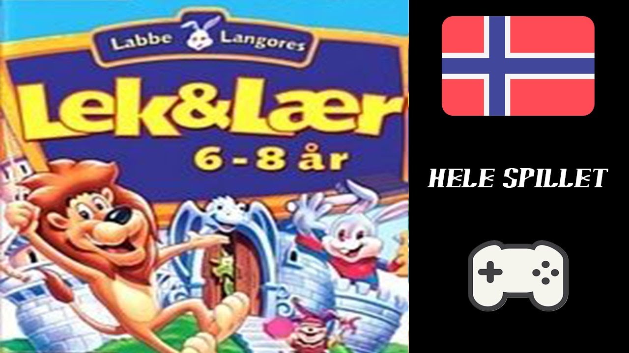 Labbe Langøres lek & lær: 6-8 år (1998) - PC - Norsk tale