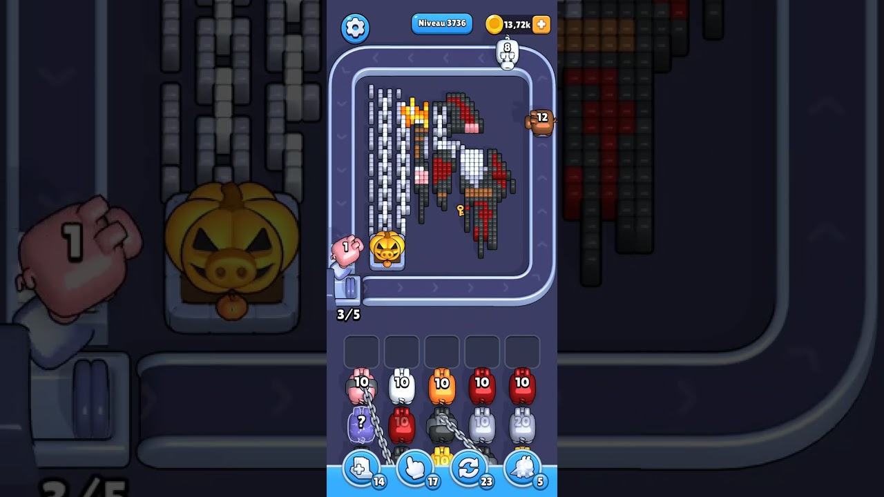 Pixel Flow Level 3736 - The one with the guardian 
