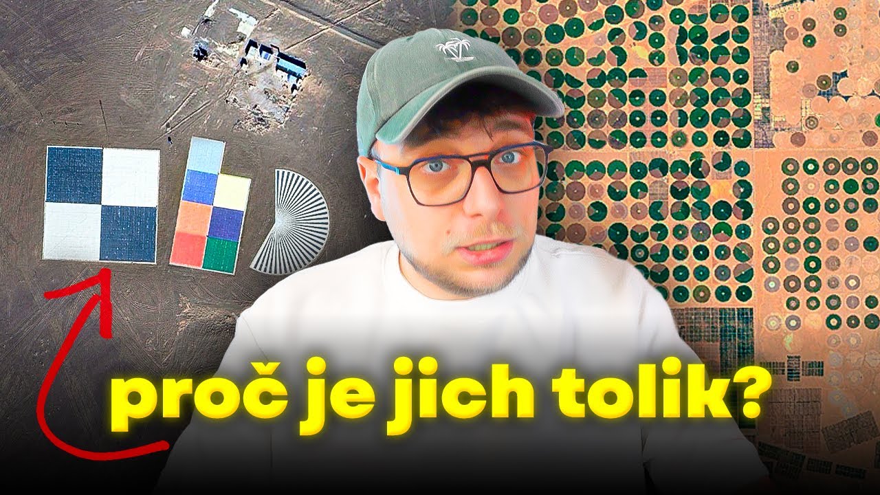 co znamenají podivné vzorce na satelitních mapách?