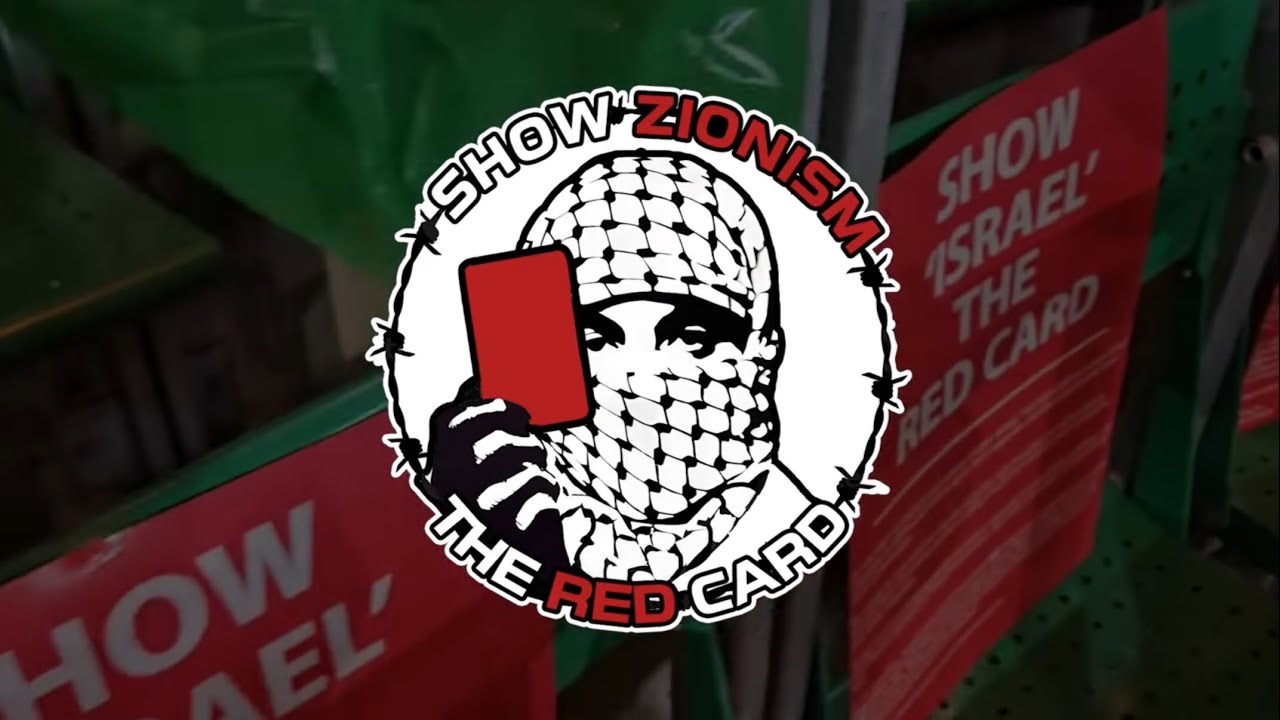 Show zionism the red card