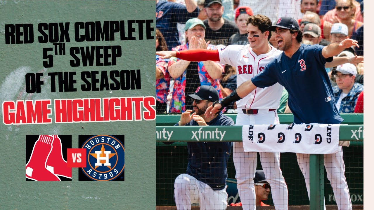 FULL HIGHLIGHTS: Red Sox Sweep Astros in Morning Game (8/3/25)