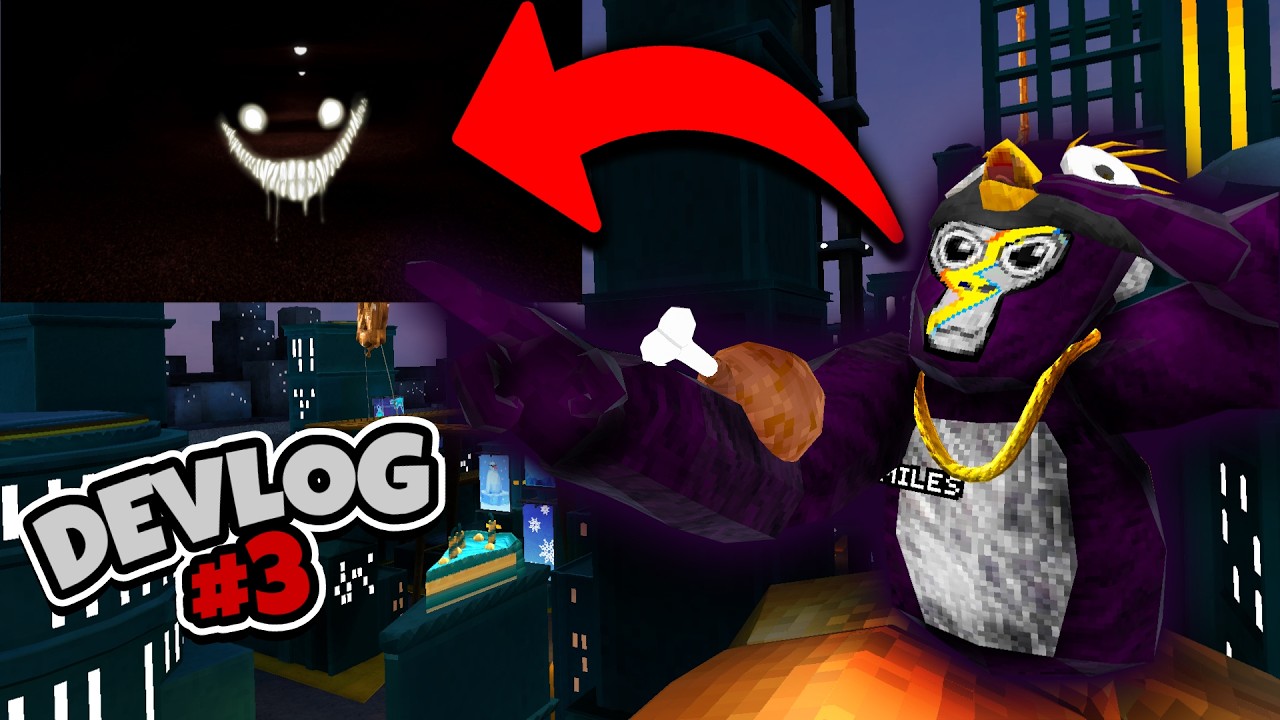 I ADDED HORROR IN MY GORILLA TAG FAN GAME | DEVLOG #3