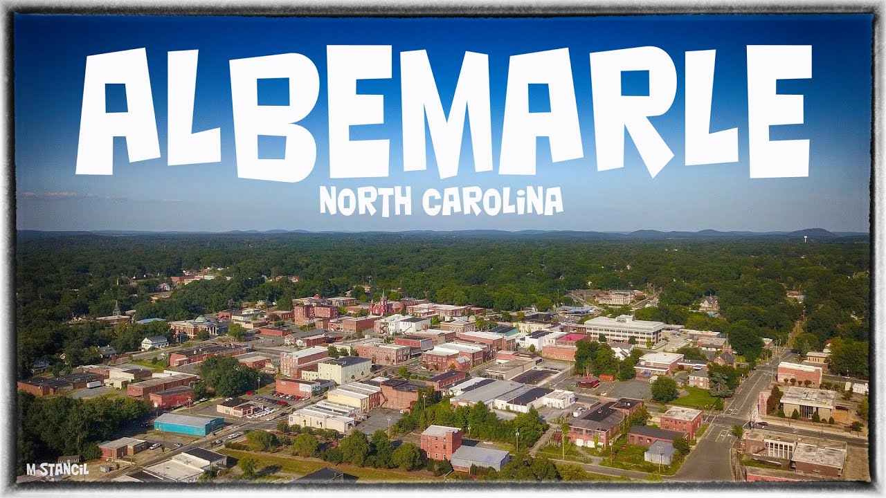 Albemarle, NC - 4K (DJI Mavic Pro Footage) Nice City East of Charlotte close to the Uwharrie Mtns!