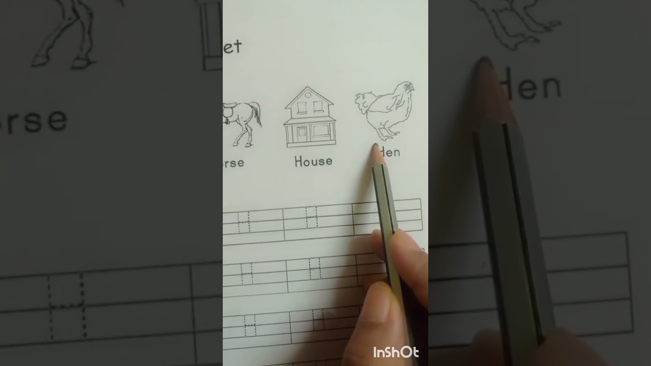 How to teach Capital letter - G & H Nursery class Week - 5