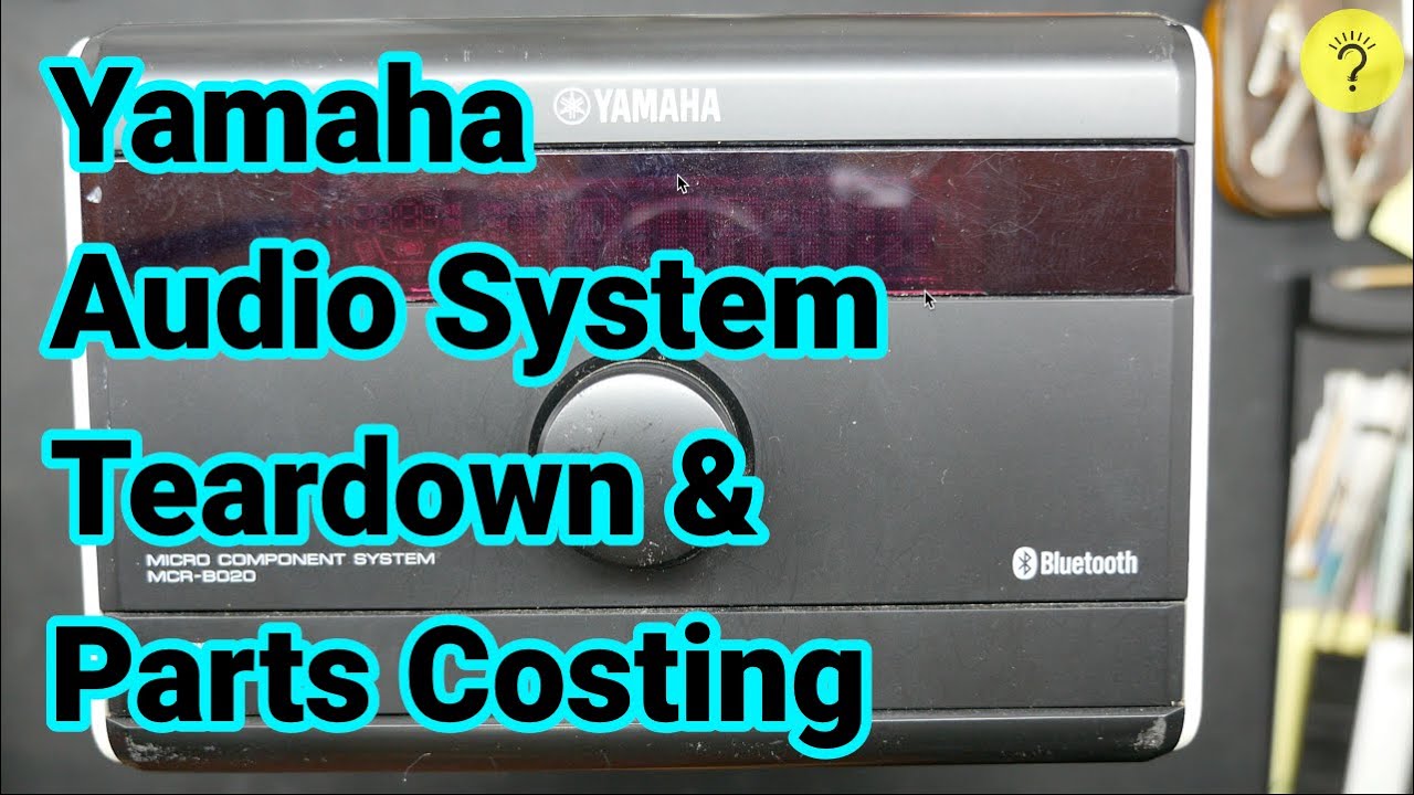 Teardown of a Yamaha MCR-B020 Audio System | Dumpster Find & Parts Salvage!