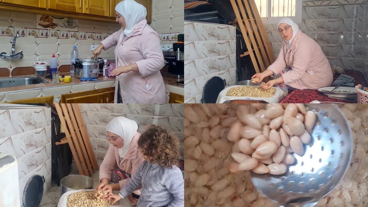 تحضيرات رمضان باقي مستمرة راوية لعسل وجدات واللوز قلات🌛