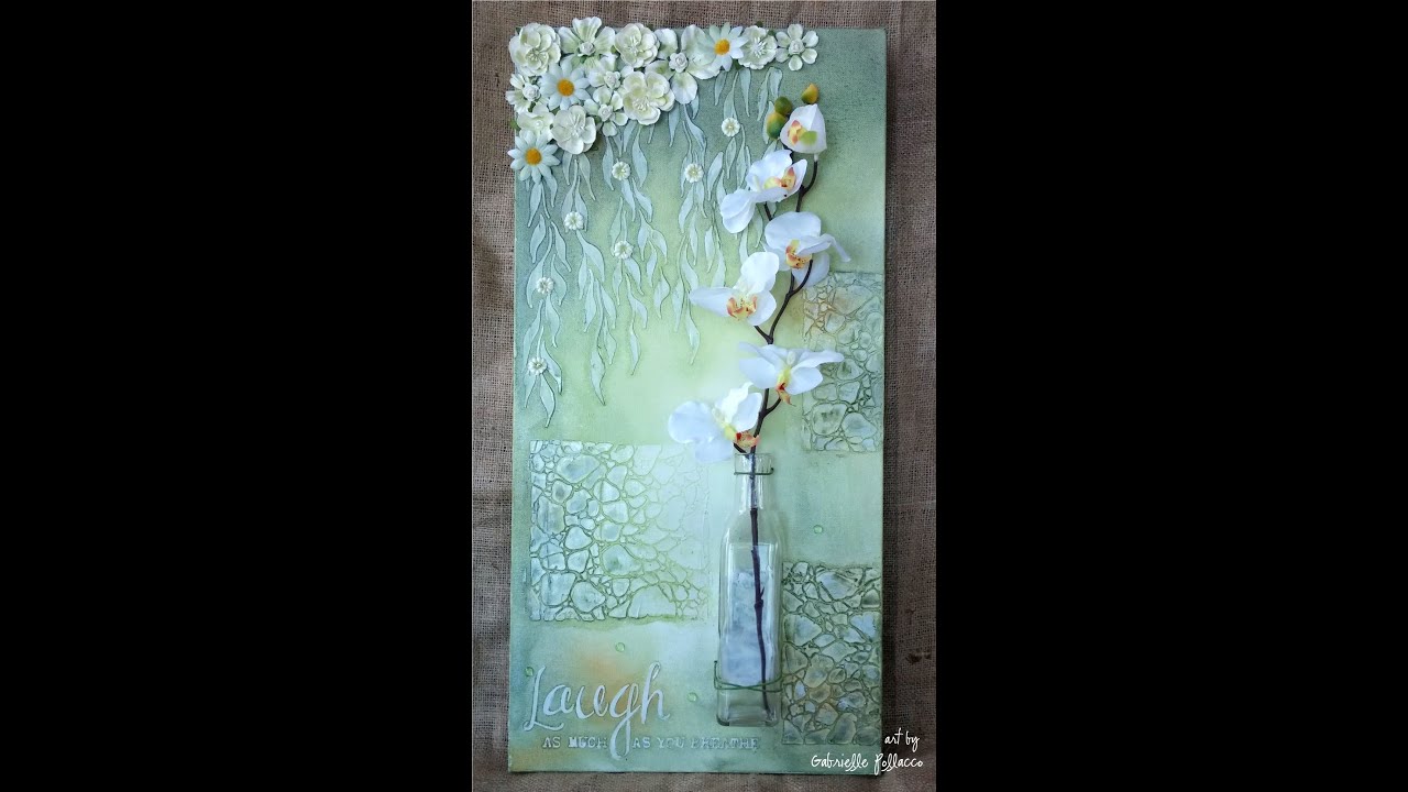 Mixed Media Home Decore Canvas Tutorial