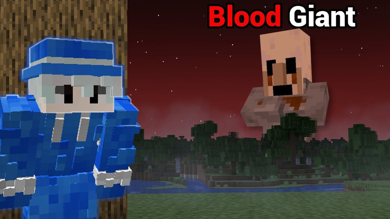 ខ្ញុំបានជួបបិសាច Blood Giant Villager ដ៏គួរឱ្យខ្លាចនៅក្នុង Minecraft