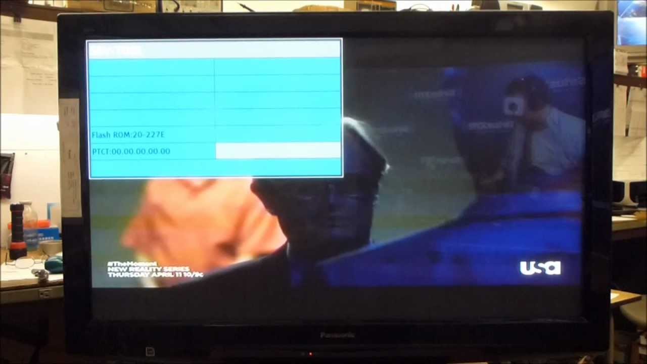 Panasonic Plasma Service Menu Adjustments Setup White Balance Error Codes Usage Display