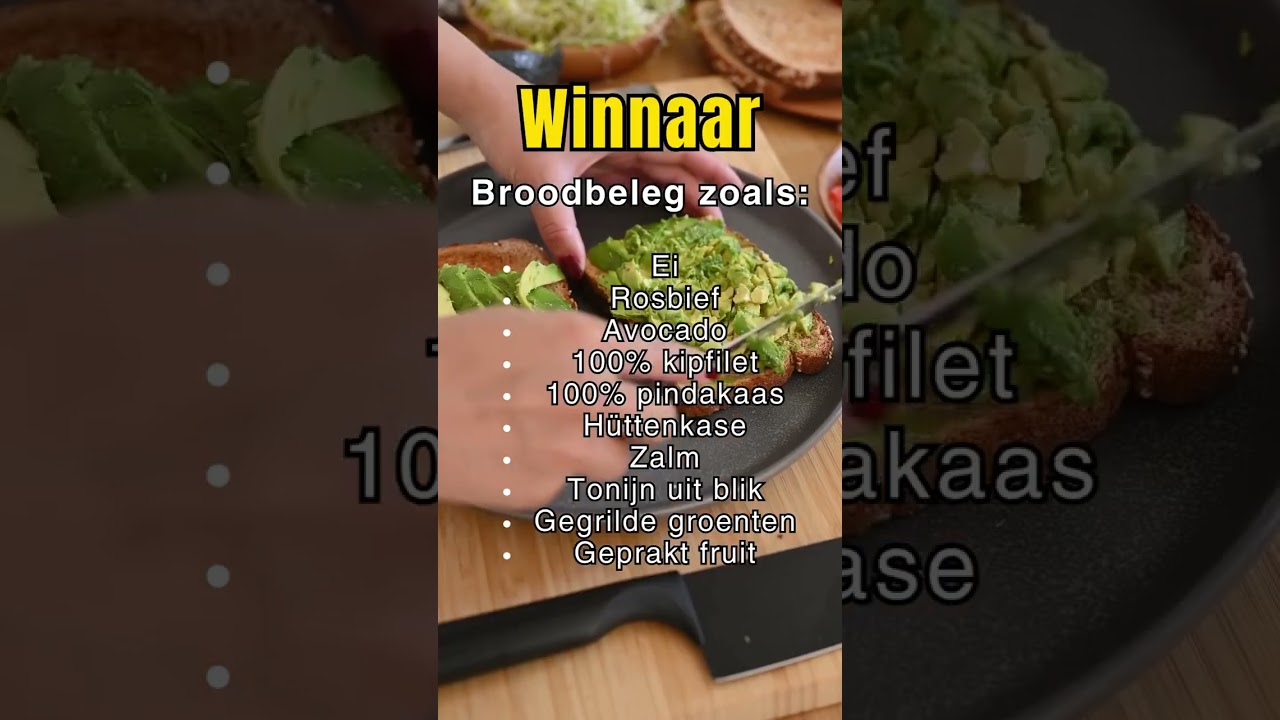 🏆WINNAARS ONLY.🏆Beleg je volkoren zuurdesembrood met broodbeleg voor winnaars.