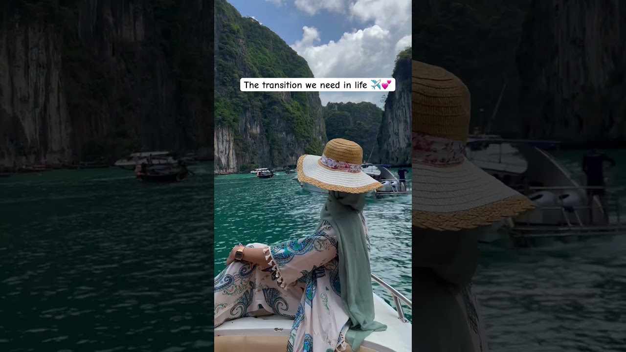 The transition we need in life 🌊🫶#travel #thailand #phuket #phiphistory #relaxation