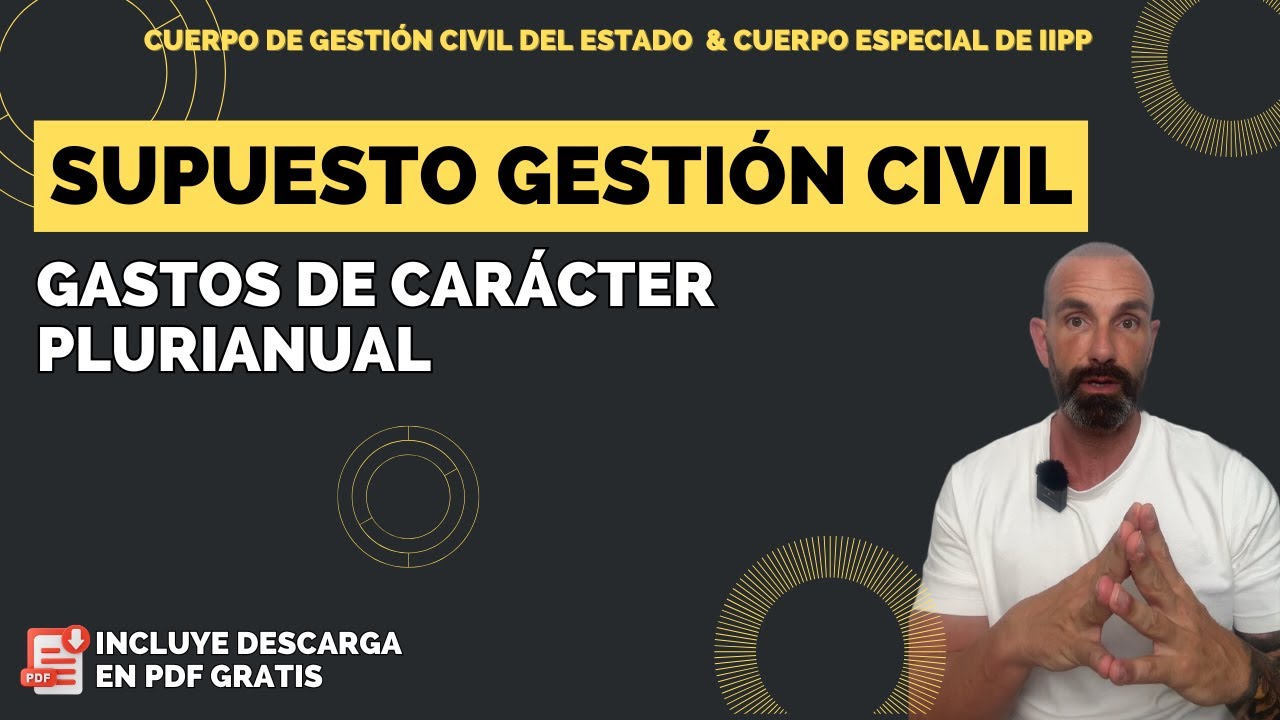 Aprende a resolver un supuesto jurídico donde te planteen un Gasto de Carácter Plurianual