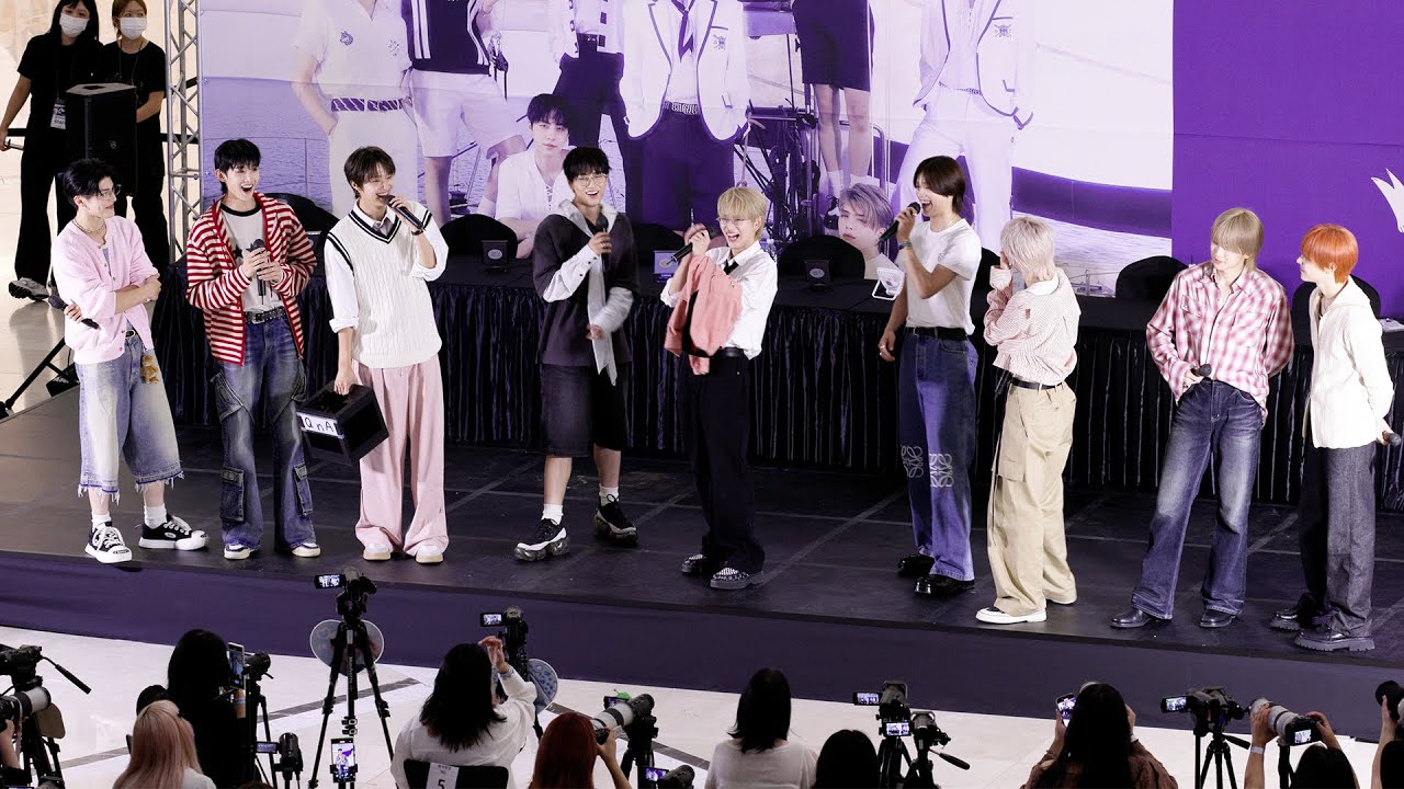 앤팀(&TEAM) 팬사인회 Ending + Q&A | 'Aoarashi' Fansign Event • 240828