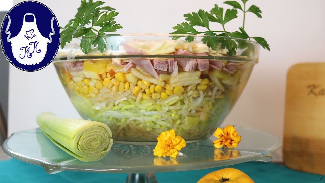 Deutscher Klassiker, Schichtsalat , mmm erfrischend lecker
