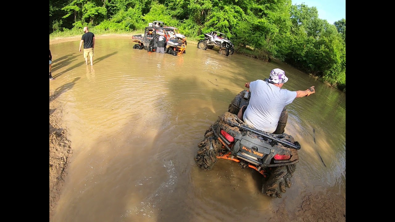 Trying to Cross a Bayou at Gator Run!!!