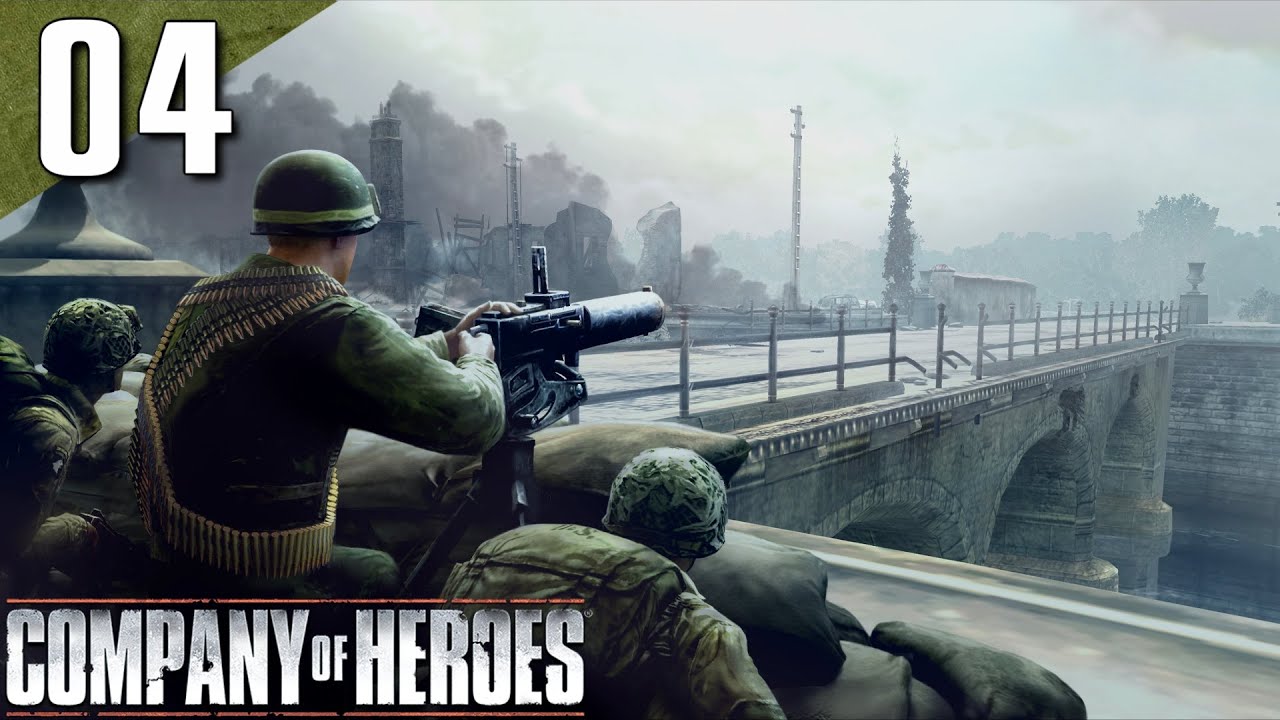 Company of Heroes: 100% (Эксперт) Прохождение, часть 4 — Контратака Карентана (без комментариев)