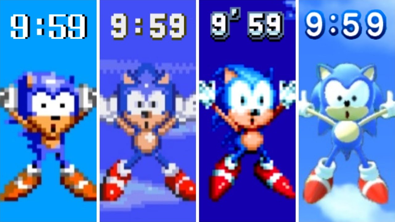 Evolution of Time Over in Sonic Games (1991-2022)