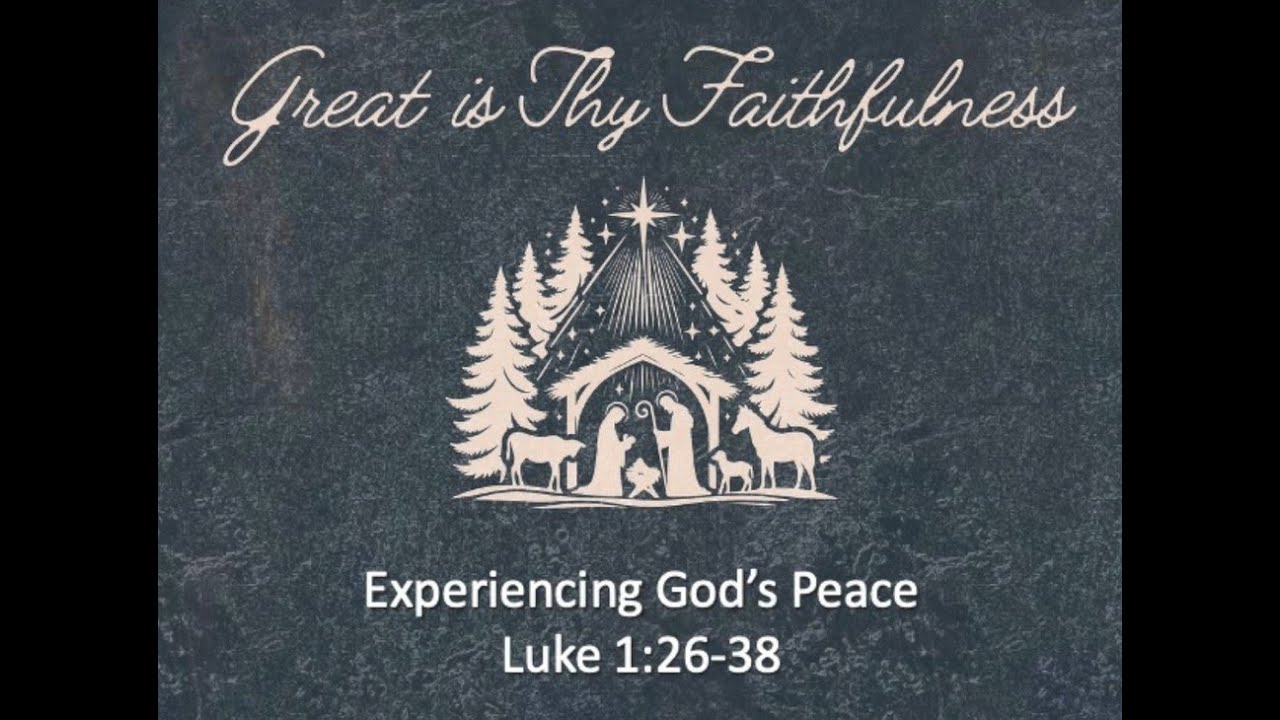 Called to Peace (Luke 1: 26-38) - Pastor Keith Missel