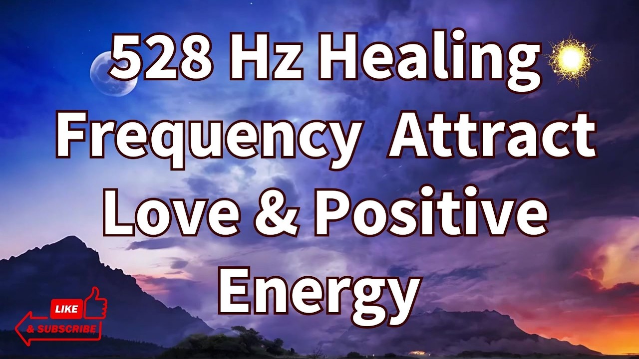 528 Hz Healing Frequency 💚 Attract Love & Positive Energy