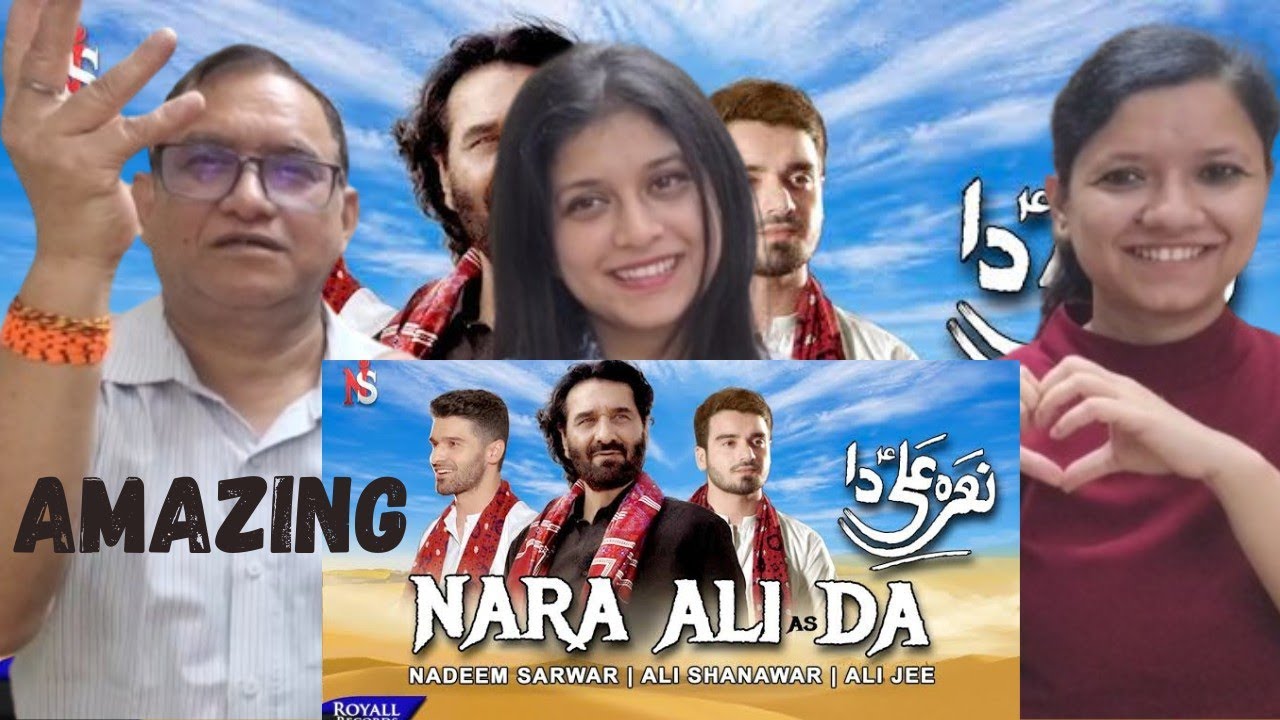 Indian Family Reaction on Nara Ali Da | Nadeem Sarwar, Ali Shanawar, Ali Jee | 2024 Viral Manqabat 😇