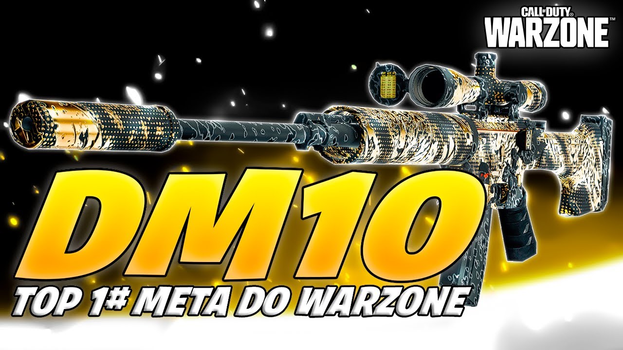 *3 TIROS* A DM10 META IRÁ QUEBRAR O WARZONE!! | CLASSE DM10 WARZONE