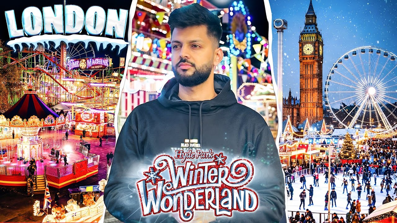 Visiting Winter Wonderland London | Indian Student in UK
