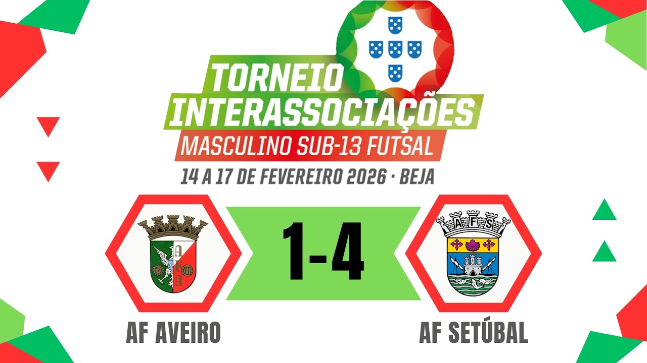 AF Aveiro 1-4 AF Setúbal - Futsal Sub13