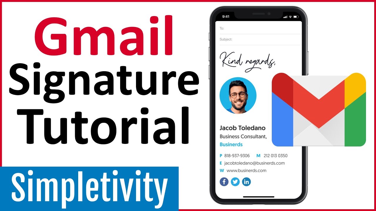 How to Create a Gmail Signature with Logo, Image & Links