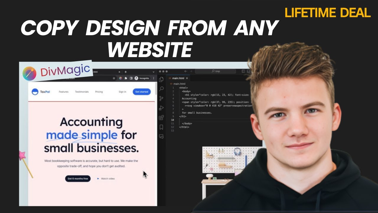 DivMagic Lifetime Deal I Transform Web Elements into Tailwind CSS in Seconds