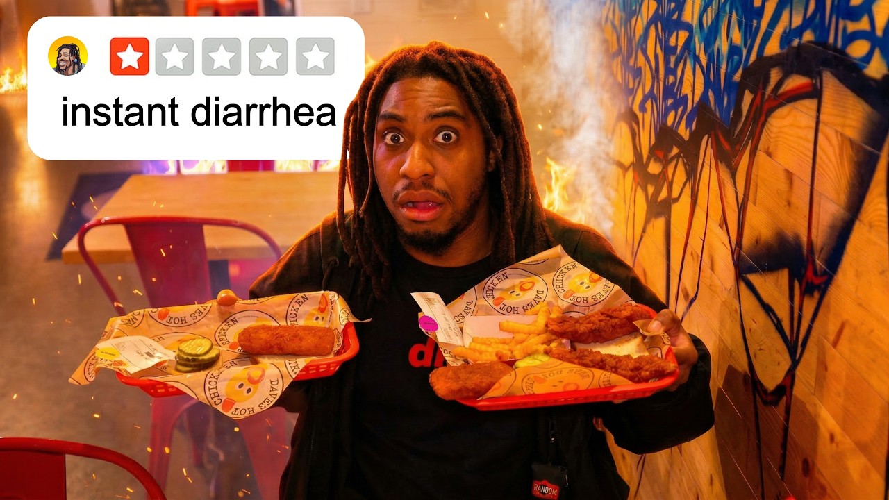 I Tried Dave's Hot Chicken REAPER Mozzarella Sticks!