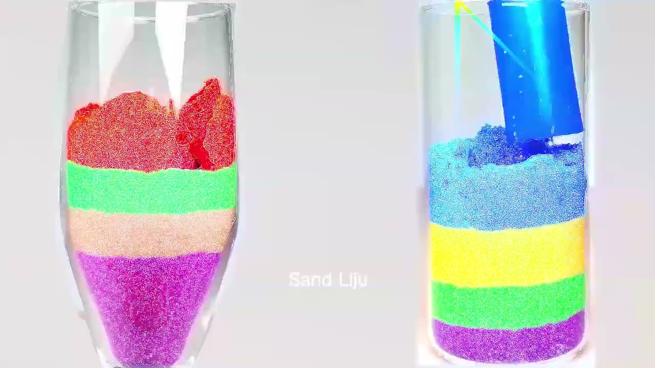 Very Satisfying and Relaxing Kinetic Sand ASMR 284