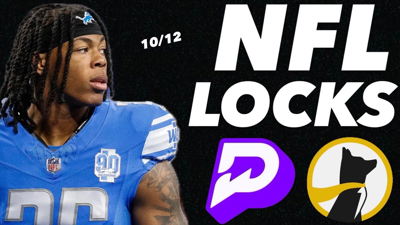 PRIZEPICKS NFL SUNDAY 10/12/25 - 6 FREE PICKS!!!  (9-2 RUN!!!) - BEST PLAYER PROPS - NFL WEEK 6
