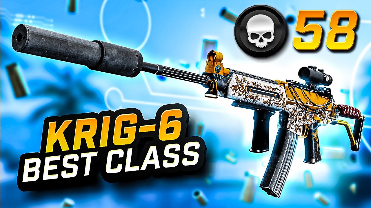 **NEW** MAX DAMAGE KRIG 6 SETUP FOR WARZONE!! (BETTER THAN THE KILO??)