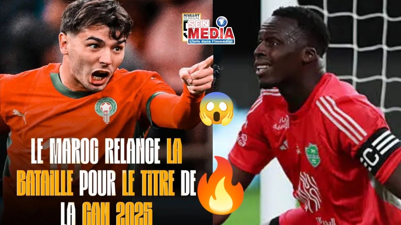 🚨 Maroc relance la bataille pour Récupérer le Trophée de la CAN😳du jamais vu - Edouard Mendy Gavi 