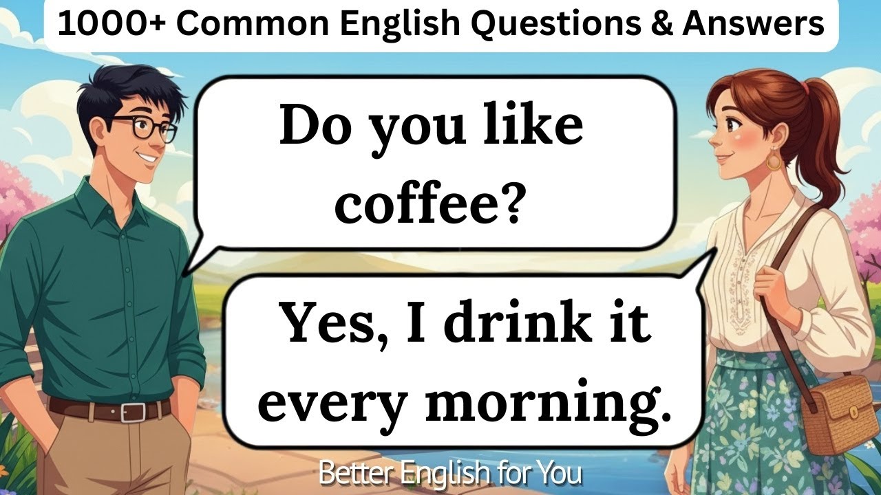 1000+ Common English Questions & Answers | Improve Conversation Skills With Daily Practice