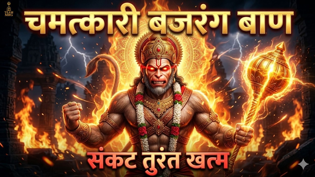 बजरंग बाण सम्पूर्ण पाठ 2026 | Hanuman Ji Powerful Bhajan | Sankat Mochan Path Full