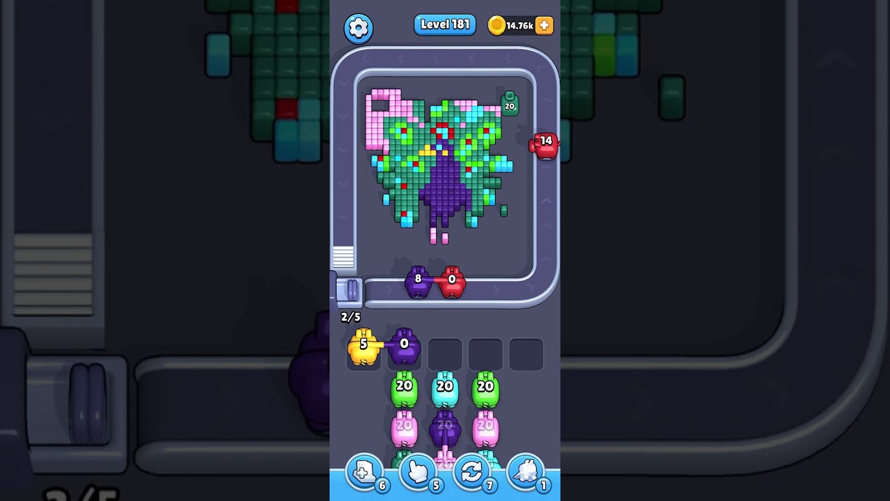 Pixel flow level 181 slow speed 