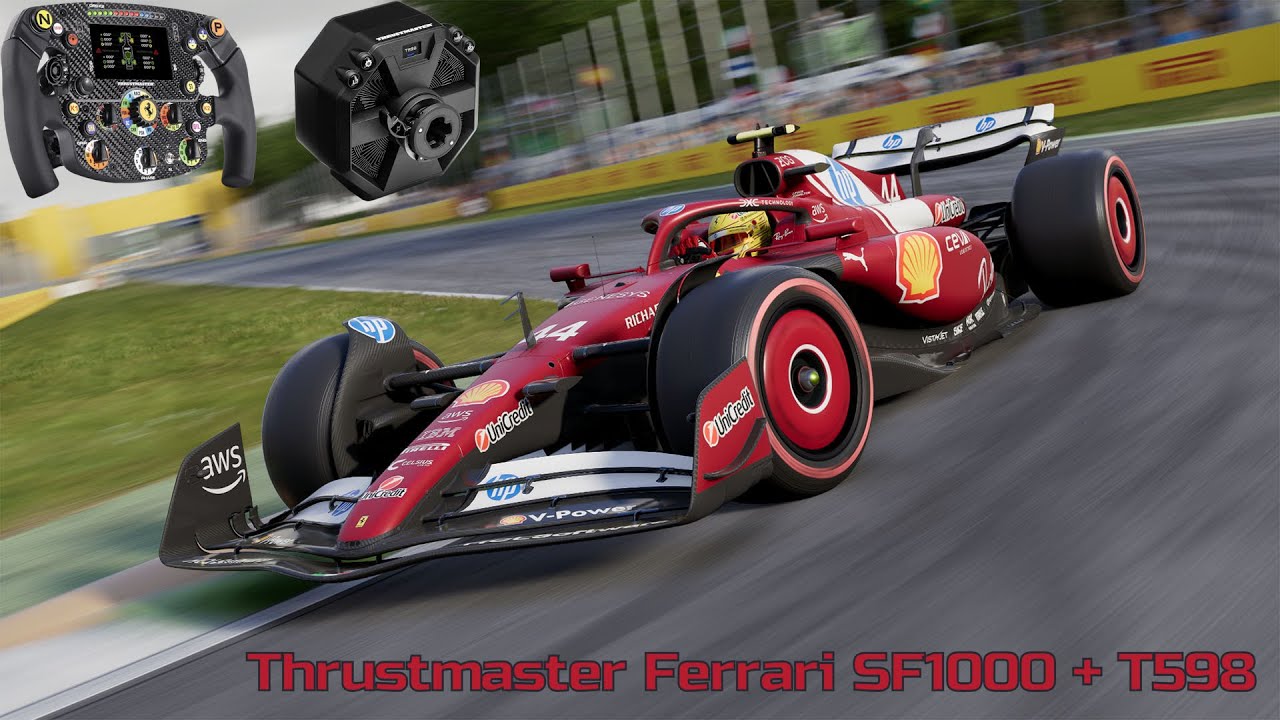 Thrustmaster Ferrari SF1000 + T598 | EA F1 25 (PS5) | Bez komentarza
