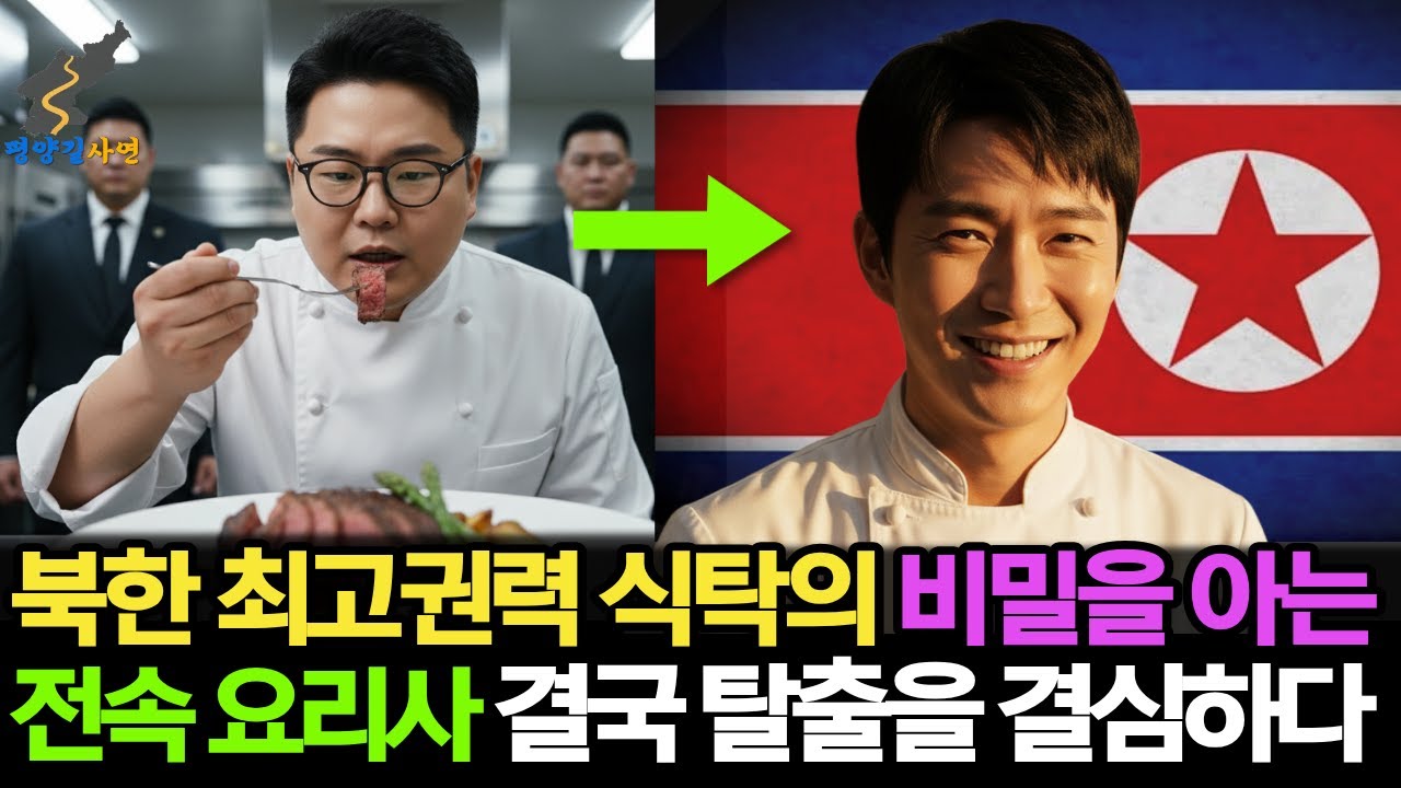 북한 김정은 식탁의 비밀을 아는 전속요리사, 결국 탈출