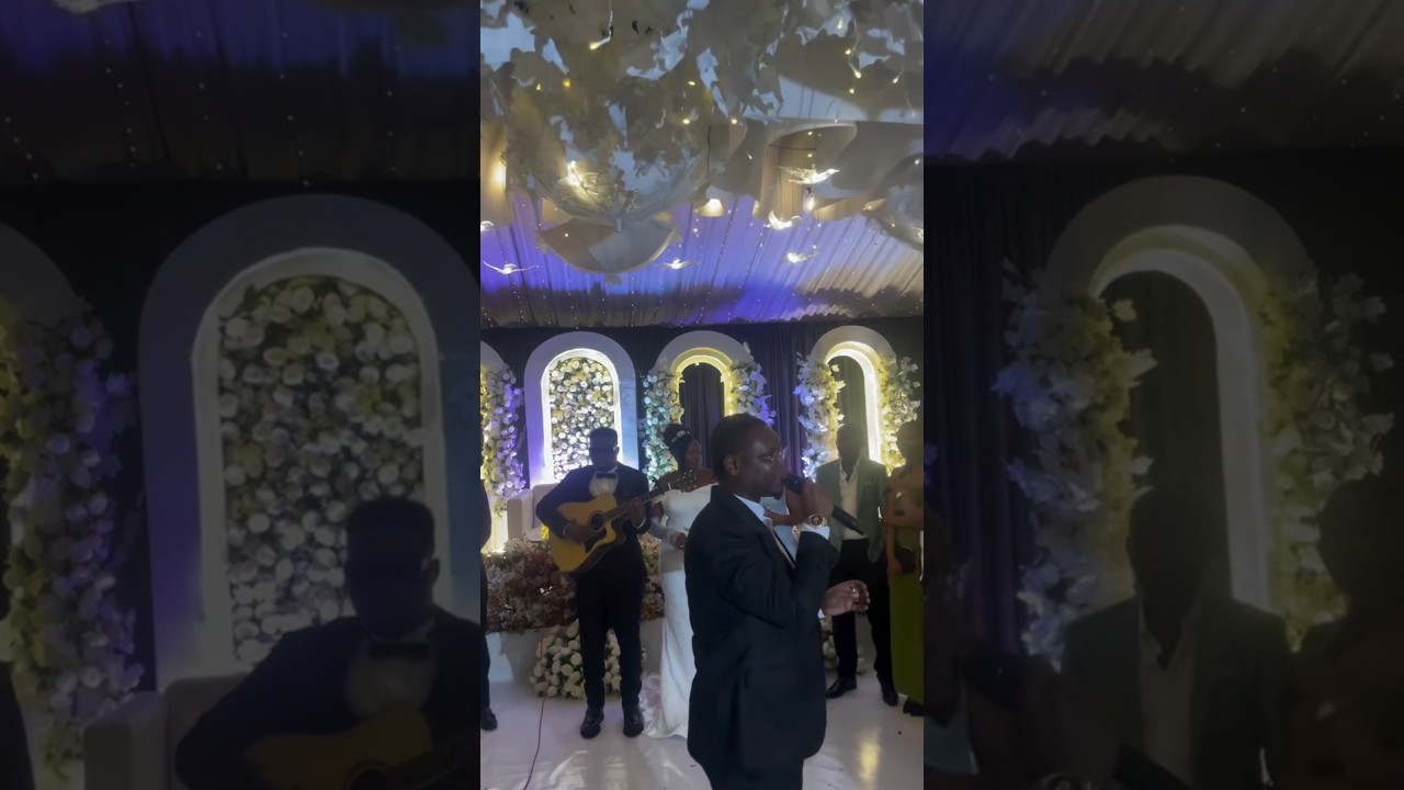 Bruce Melodie,  Dj Phil Peter, Irene na Dorcas byari ibyishimo mubukwe bwa Niyo Bosco