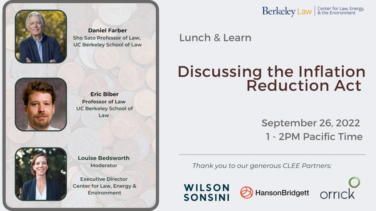 Discussing the Inflation Reduction Act