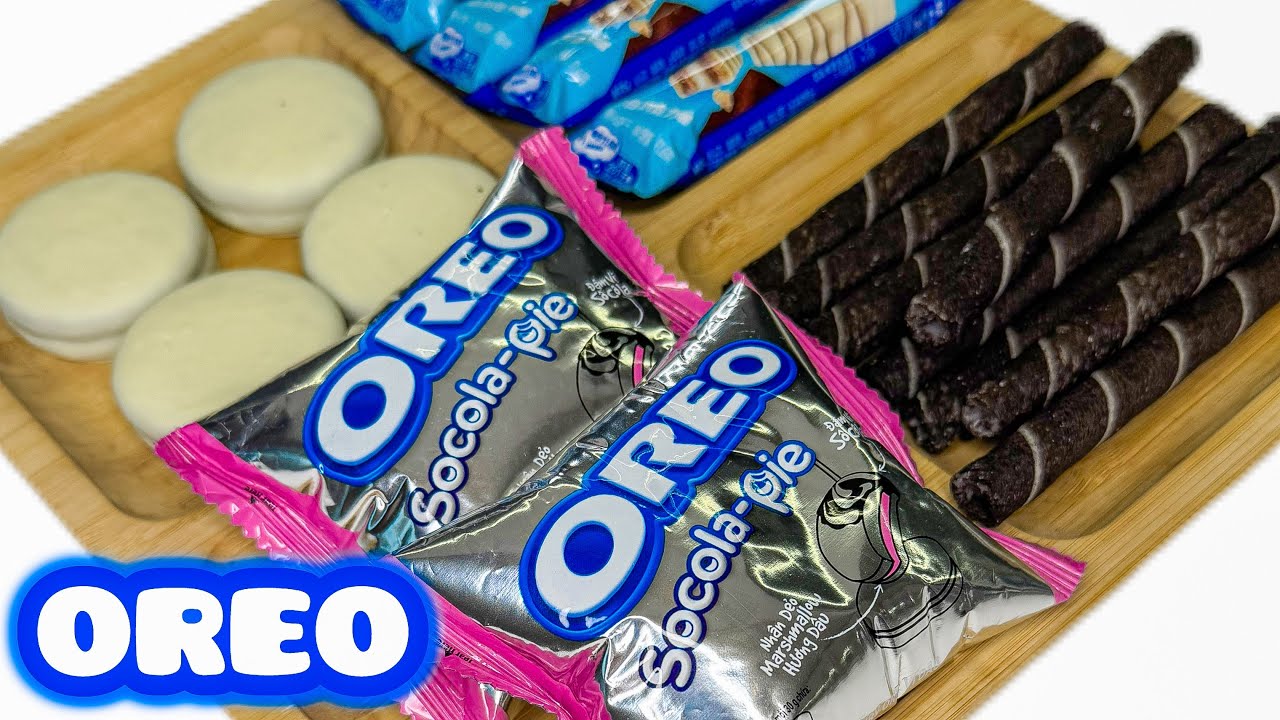 Satisfying asmr ~ Filling platter with oreo